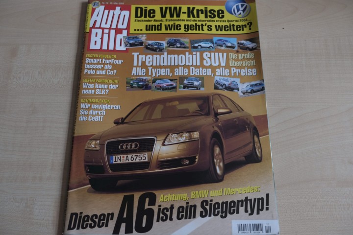 Deckblatt Auto Bild (12/2004)